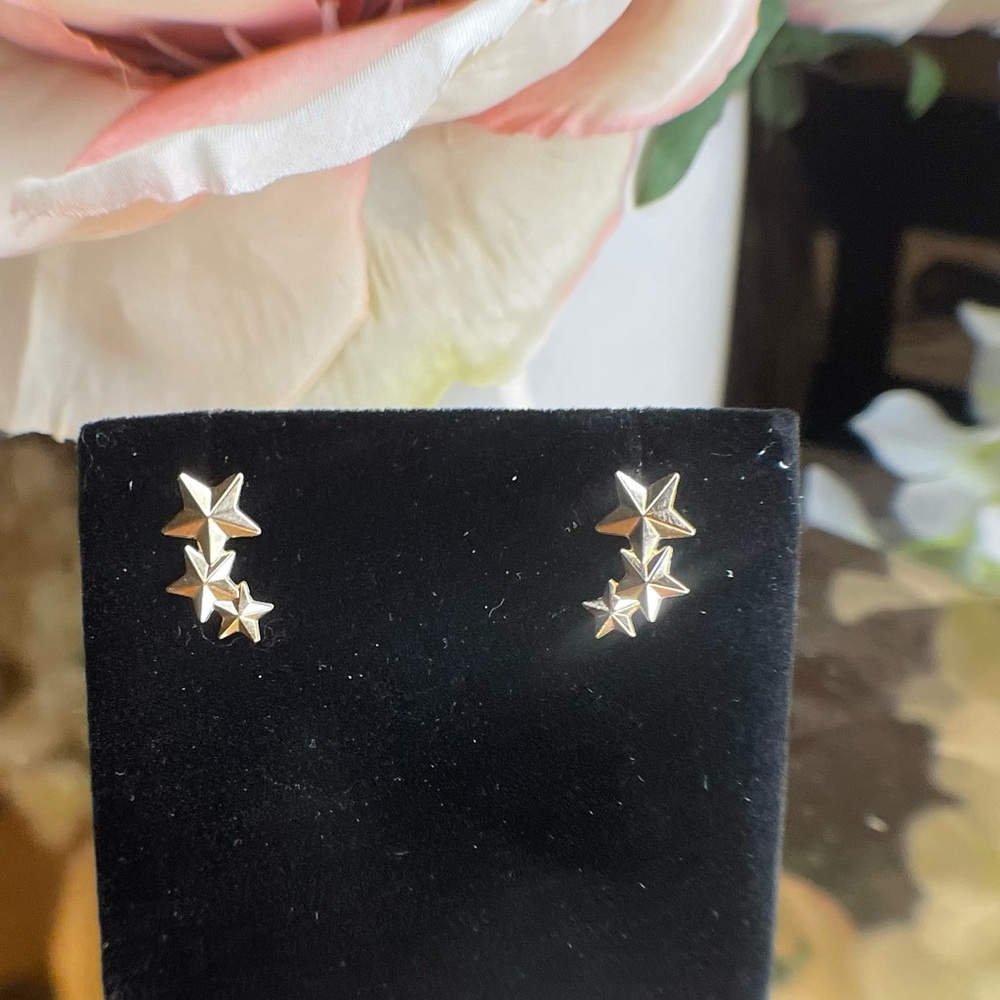 14K Gold Earrings- Stars